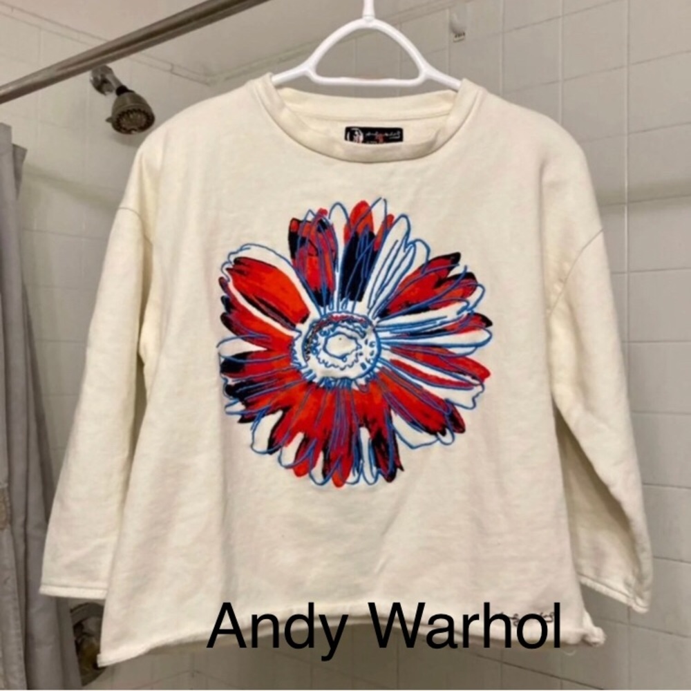 Vintage Andy Warhol Daisy Sweatshirt Size Small